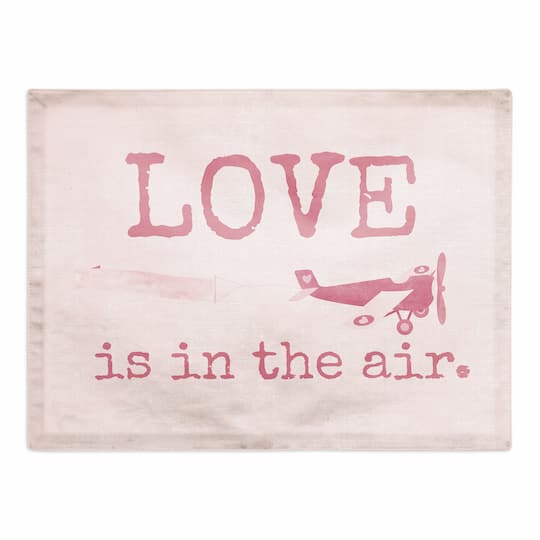 Love Is In The Air 14&#x22; x 18&#x22; Poly Twill Placemat